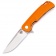 Нож складной ТДК "Нус" оранжевый