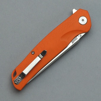 Нож складной ТДК "SHARK" оранжевый